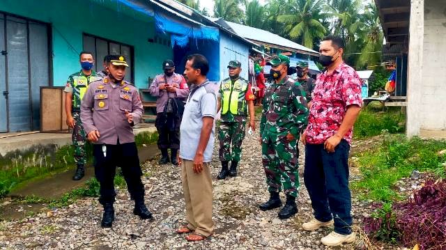 Polres Flotim Bersama Kodim 1624 Flotim Pantau Pembukaan Fasilitas Umum Oleh Warga Desa Kolilanang Adonara Flotim