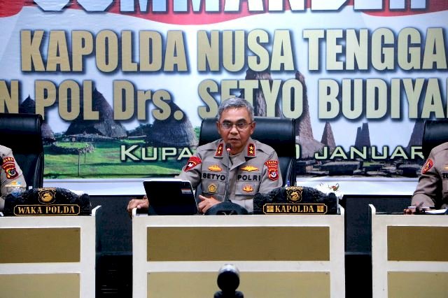 Sebelas Poin Direktif Kapolda NTT Yang Harus Dipedomani Jajaran