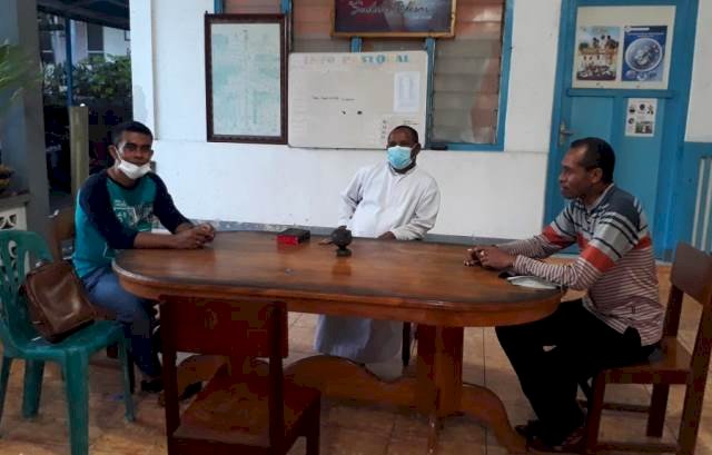 Wujudkan Situasi Kamtibmas Kondusif, Wakapolres Bersama Kasat Intelkam Kunjungi Romo Hendrik