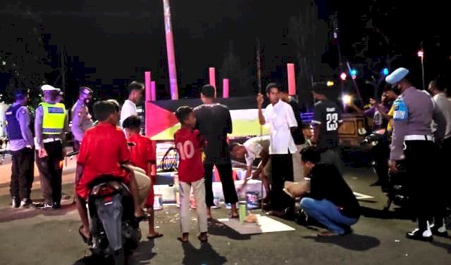 Antisipasi Tindak Kejahatan Dimalam Hari, Polres Flotim Lakukan Patroli