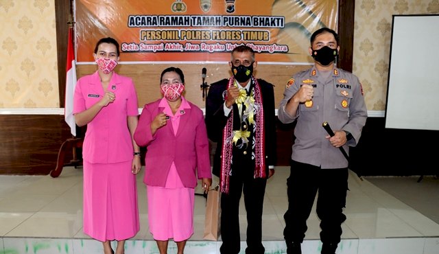 Usai Pedang Pora, Polres Flotim Lanjut Ramah Tamah