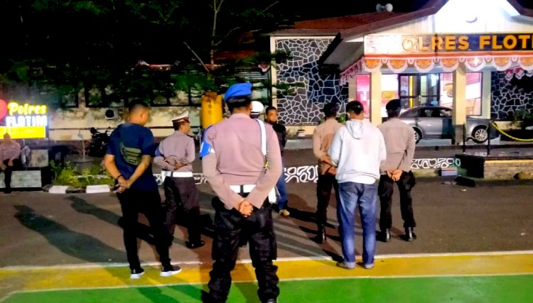 Cegah Gangguan Kamtibmas Dimalam Hari, Polres Flotim Tingkatkan Patroli