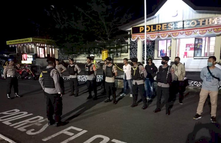 Polres Flotim Gelar Patroli Dialogis Wujudkan Kamtibmas Aman dan Kondusif
