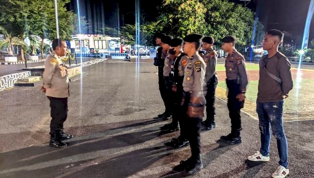 Jaga Kondusifitas, Polres Flotim Lakukan Patroli malam