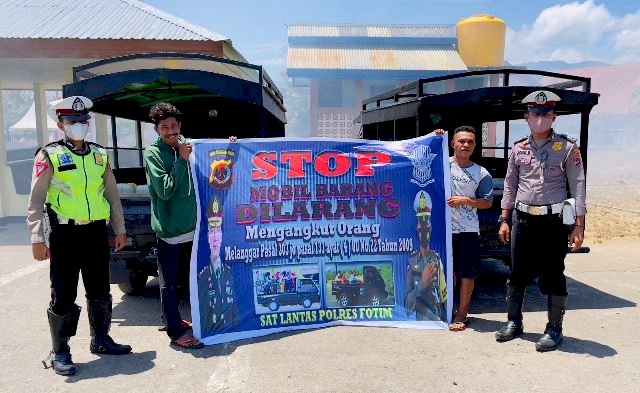Sat Lantas Polres Flotim Kembali Sosialisasikan UU No. 22 Tahun 2009