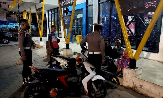 Jaga Situasi Kondusif, Polres Flotim Lakukan Patroli Dialogis Seputaran Kota