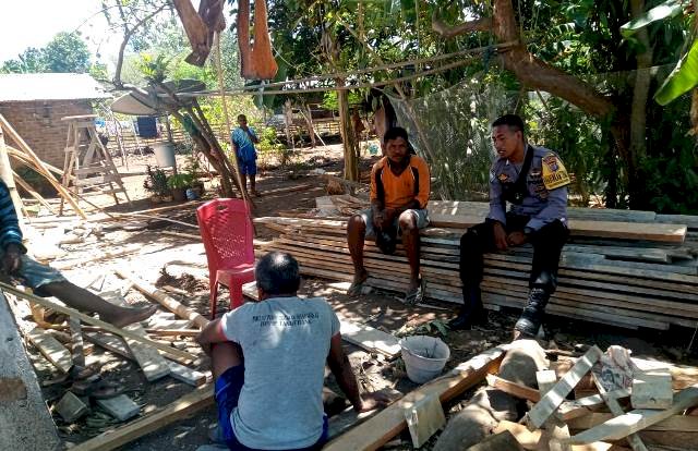 DDS, Bhabinkamtibmas Abubakar lakukan Sambang dan Dialogis