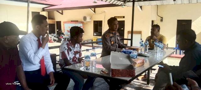 Silaturahmi Dengan Para Awak Media, Kapolres Flotim Ajak Kerjasama Yang Baik