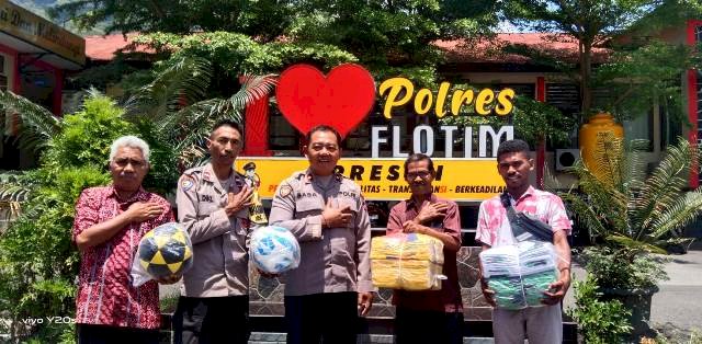 Penuhi Janji, Kapolres : Semoga Bantuan Ini Bisa Bermanfaat