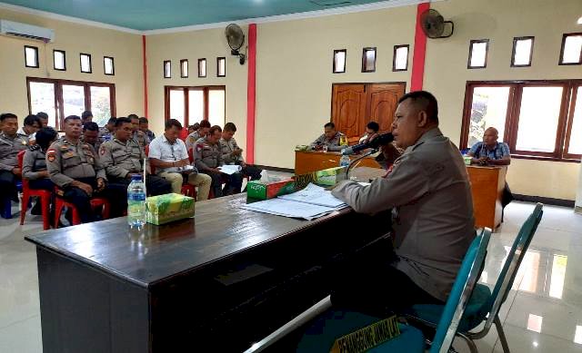 Jelang Nataru, Polres Flotim Gelar Lat Pra Ops Lilin Turangga 2022