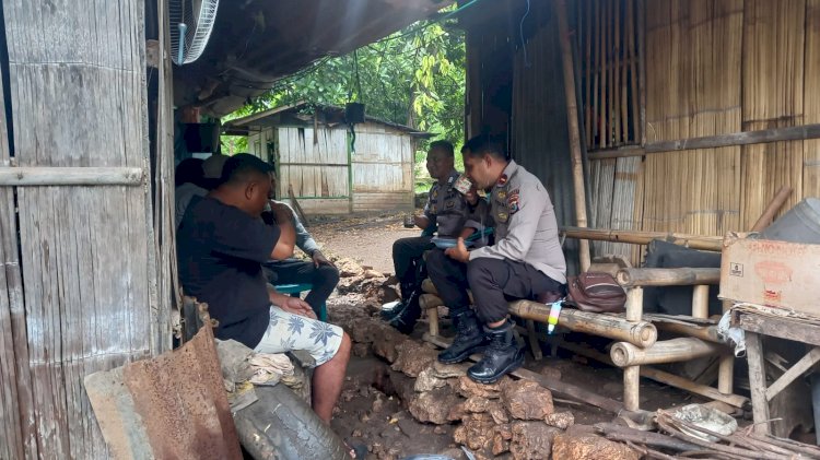 LANGSUNG DATANGI WARGA, JUMAT CURHAT KAPOLSEK SOLOR - POLRES FLOTIM
