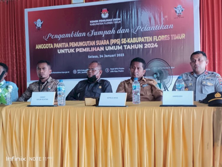 Pelantikan Anggota PPS, POLRI Nyatakan Siap Amankan Pemilu Tahun 2024