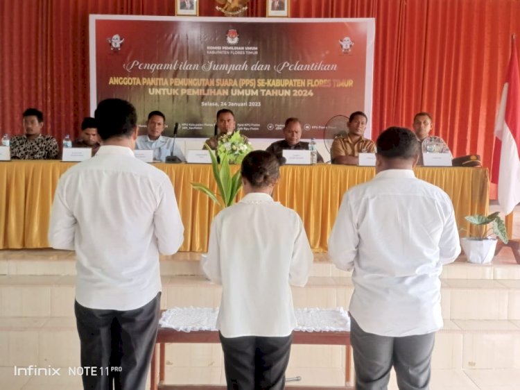 Pelantikan Anggota PPS, POLRI Nyatakan Siap Amankan Pemilu Tahun 2024