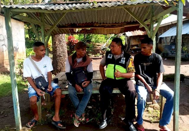 Jalin Komunikasi dan Berikan Pesan Kamtibmas,  Bhabinkamtibmas : Inilah Kegiatan Kami di Masyarakat