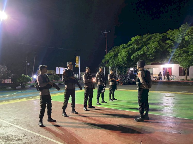 Patroli Polisi , Jaga kondusifitas Kamtibmas Di Flores Timur