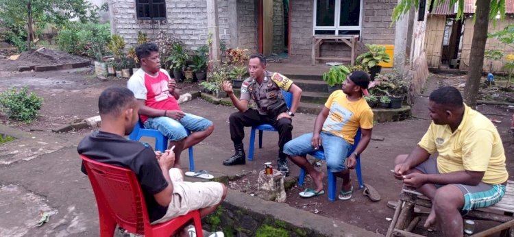Lewat Sambang Bhabinkamtibmas Beri Pesan Kamtibmas Kepada Warga Binaan