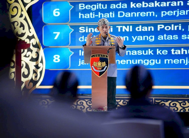 Kapolri Tekankan Optimalisasi Fungsi Logistik untuk Kawal Kebijakan Pemerintah Hingga Amankan Pemilu