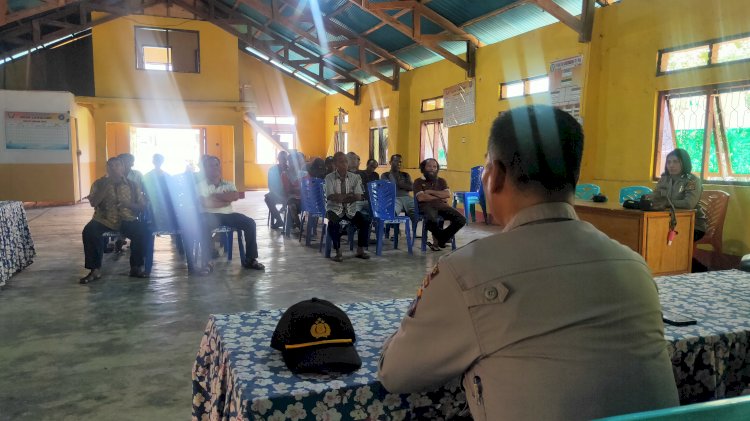 Dengar Aduan Masyarakat Lewoloba, Polres Flotim Gelar Jumat Curhat 