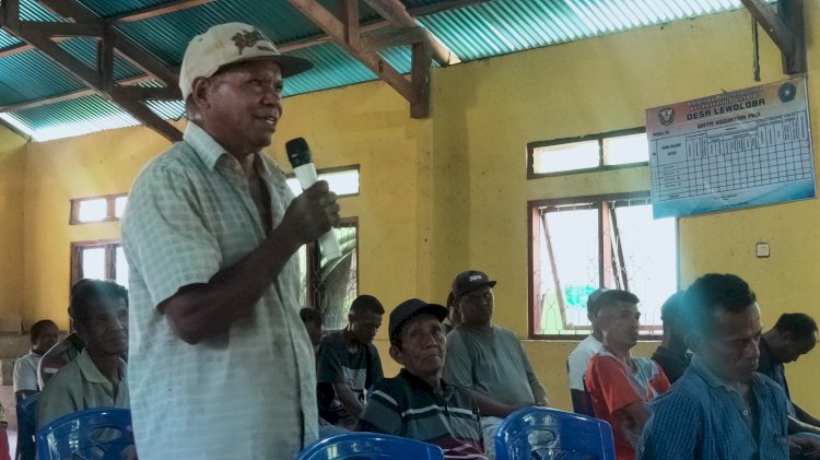 Dengar Aduan Masyarakat Lewoloba, Polres Flotim Gelar Jumat Curhat 