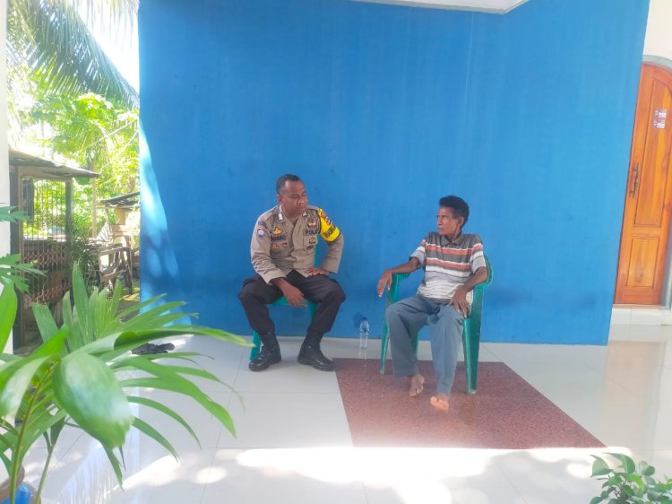 Lewat Sambang Bhabinkamtibmas Ajak Warga Wujudkan Kamtibmas