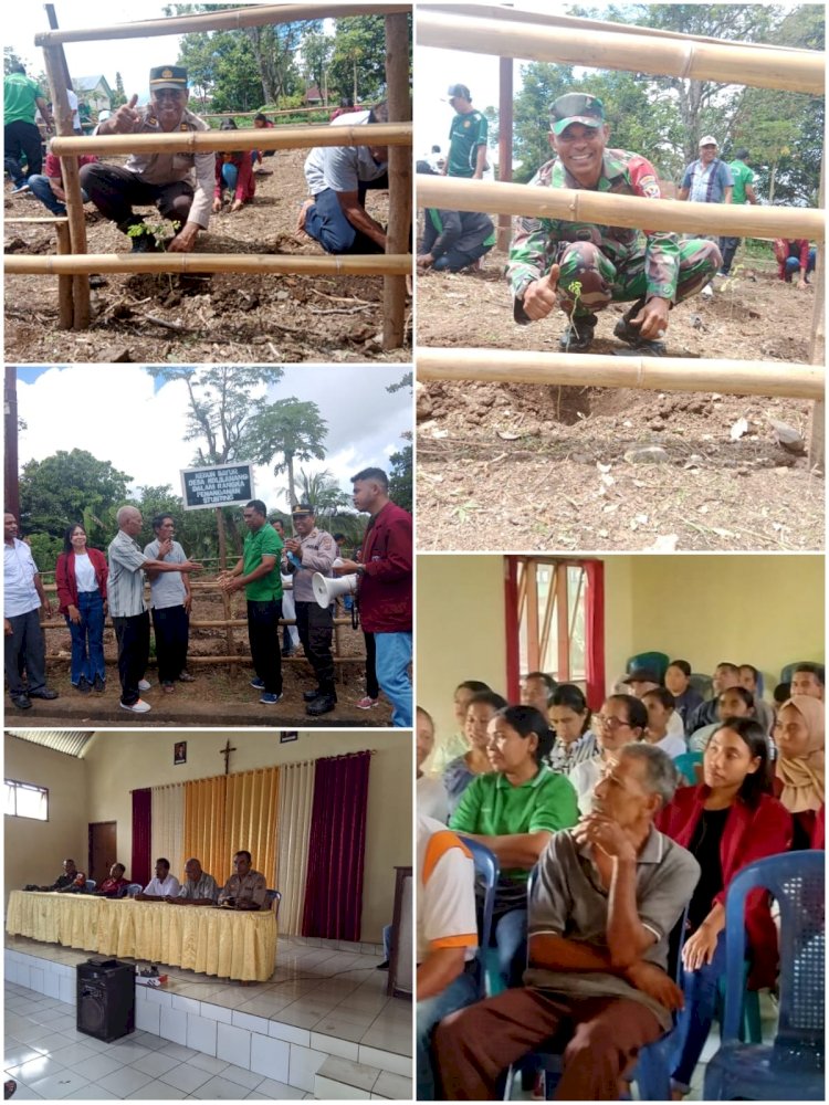 Wujud Sinergitas, Kapolsek Adonara bersama Semua pihak tekan angka Stunting