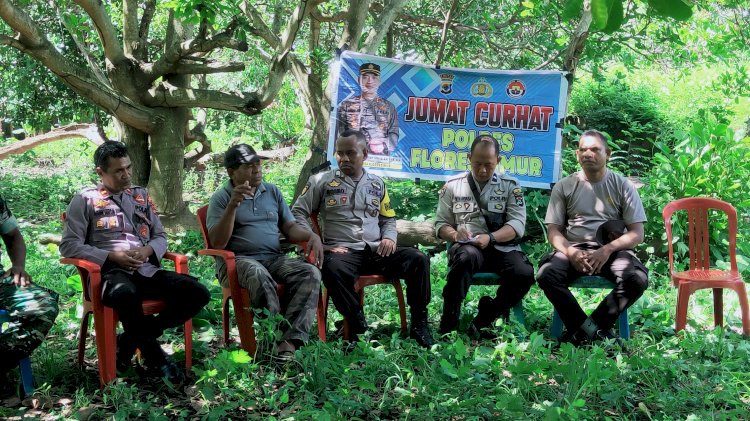 Jumat Curhat Jadi Sarana Polres Flotim Tampung Aspirasi Masyarakat