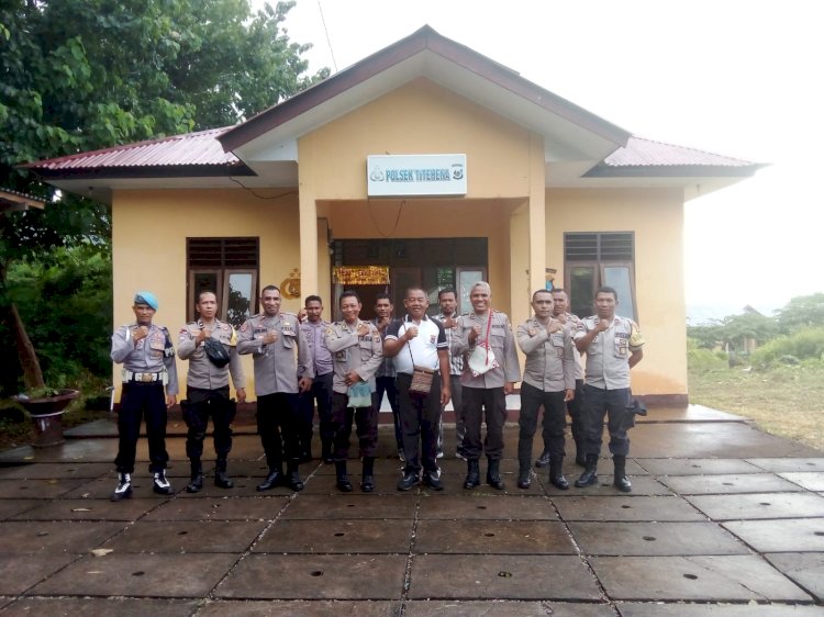 Tim Supervisi Polres Flotim  Semester I Tahun 2023 di Mako Polsek Titehena Kec.Titehena, Kab. Flotim