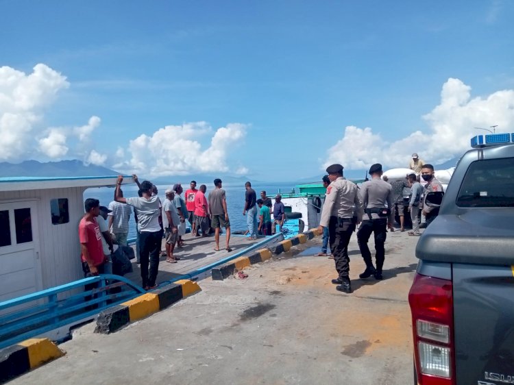 !!Jaga kondusifitas Kamtibmas, Patroli Rutin Satuan Samapta Polres Flotim