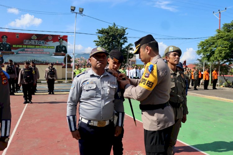 Kapolres Flotim Pimpin Apel Gelar Pasukan OPS Semana Santa Turangga 2023