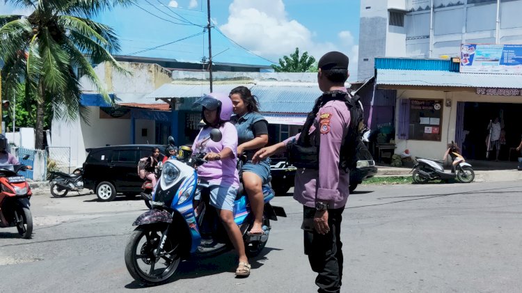 Sinegritas TNI POLRI dan DISHUB Amankan Pekan Suci Semana Santa Larantuka 2023