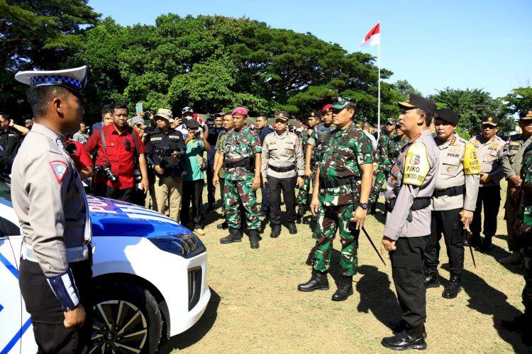 Kapolri Pimpin Apel Gabungan Pengamanan KTT ASEAN 2023