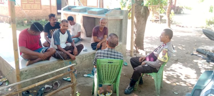 Sambangi Warga Binaan Bhabinkamtibmas Sampaikan Pesan Kamtibmas