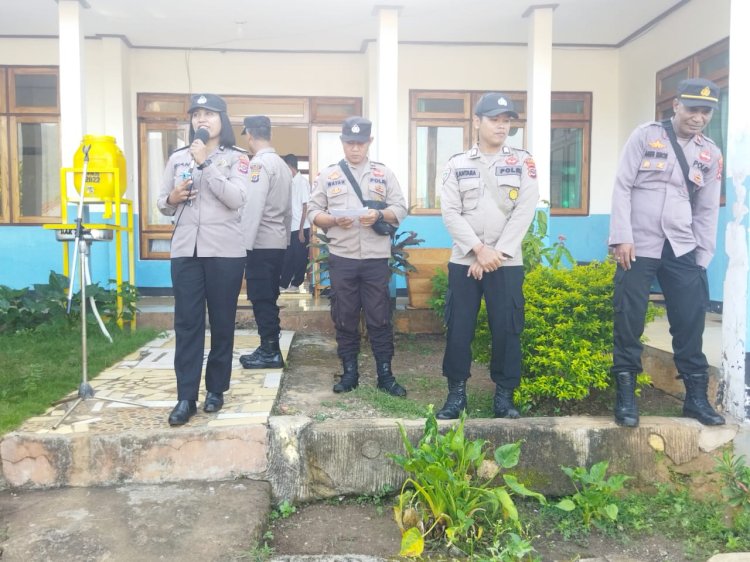 Cegah Kenakalan Remaja, Ops Bina Kusuma Turangga 2023 Polres Flotim Laksanakan Binluh Ke Sekolah