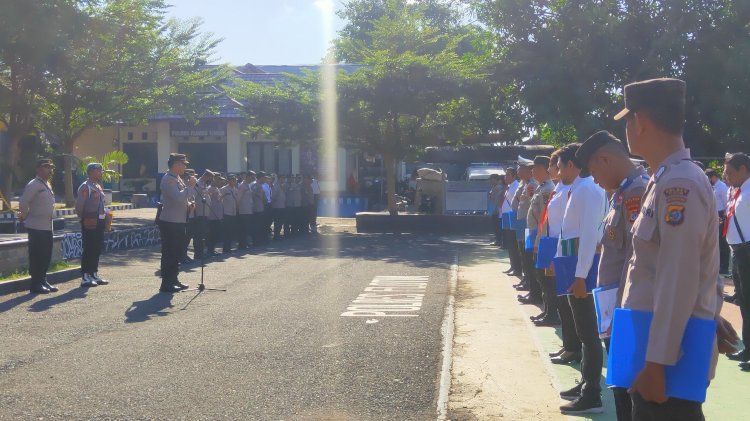 Pimpin Apel Pagi, Ini Arahan Tegas Dari Kapolres Flotim