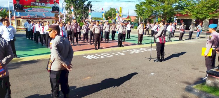Kapolres Flores Timur Tegaskan : Anggota Jangan Main - Main Dengan TPPO