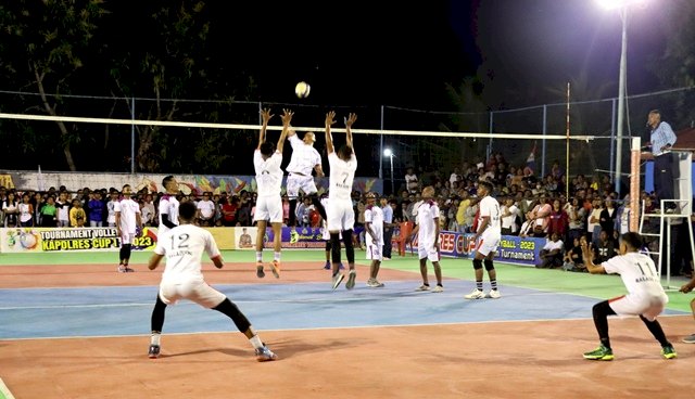 Kalah Tipis, Gazeti habisi Baladi 3-2 Dalam Ajang Turnamen Bola Volly Kapolres Cup I