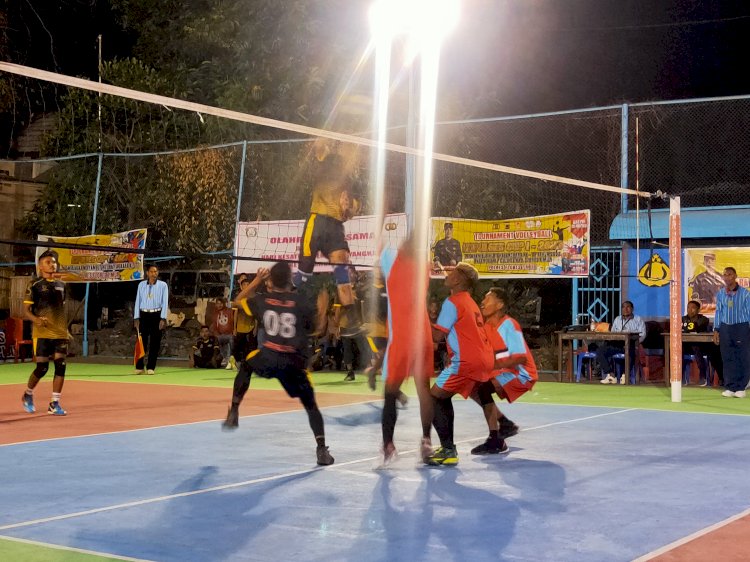 Seru! Kapolres Cup 2023 Flores Timur, Klub Voli Saling “Uji Skor”