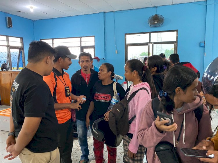 Tim Satgas Polres Flotim Menghimbau Masyarakat Untuk Mewaspadai TPPO
