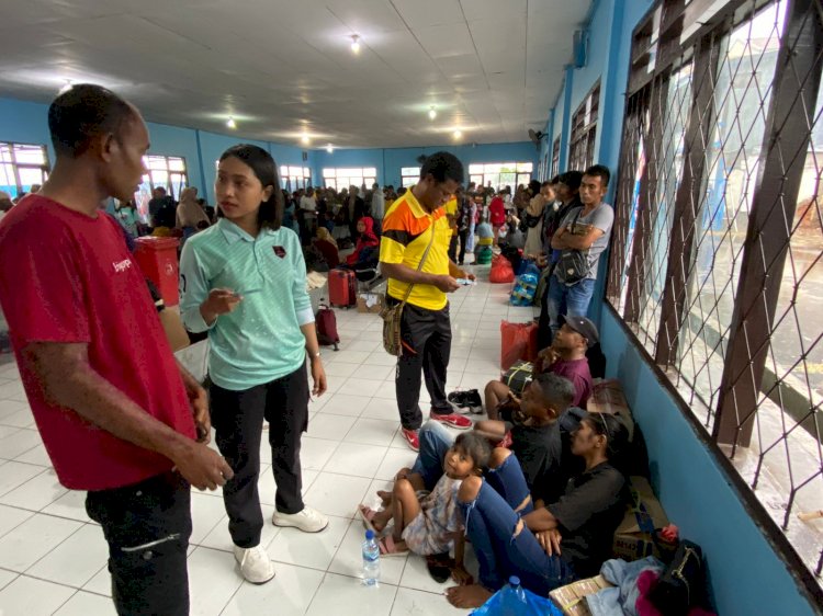 Tim Satgas Polres Flotim Menghimbau Masyarakat Untuk Mewaspadai TPPO
