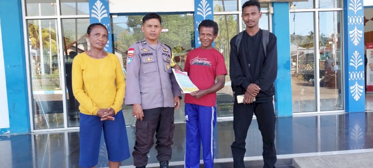 Bhabinkamtibmas Berikan Himbauan Pentingnya Pengetahuan Masyarakat Tentang Bahaya TPPO