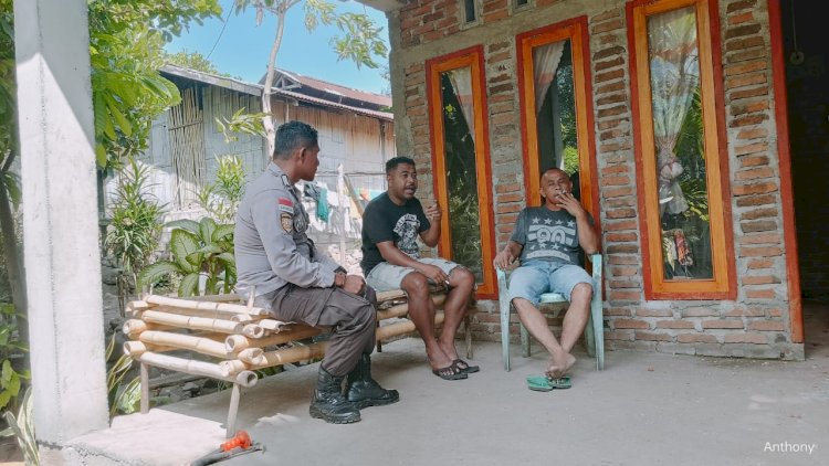 Dengan Sambang Dialogis Bentuk Upaya Bhabinkamtibmas Bersama Warga Binaannya Cegah TPPO