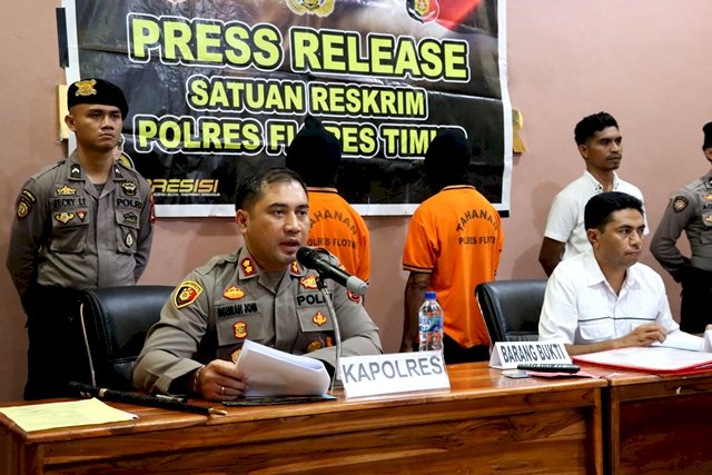 Gerak Cepat, Polres Flotim Tangkap Dua Pelaku TPPO