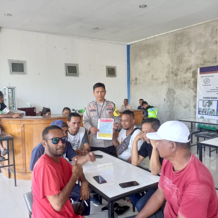Himbauan Bhabinkamtibmas Tentang Kejahatan Tindak Pidana Perdagangan Orang (TPPO)