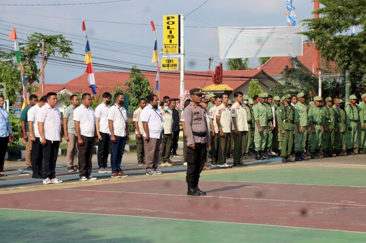 APEL KETUA SATUAN KEAMANAN LINGKUNGAN SECARA SERENTAK TAHUN 2023