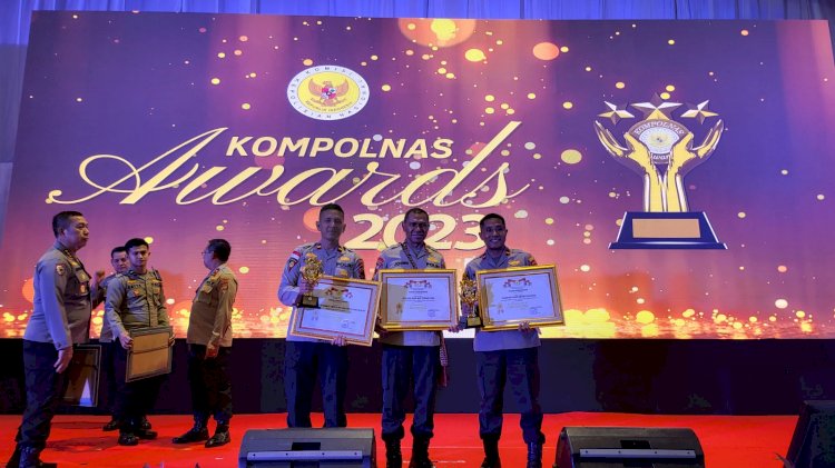 Membanggakan, Polda NTT Raih Piala dan Tiga Piagam dalam Ajang Kompolnas Awards 2023