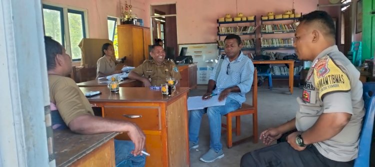 Maraknya Perdagangan Orang, Bhabinkamtibmas Polsek Solor Himbau Warga Antisipasi TPPO