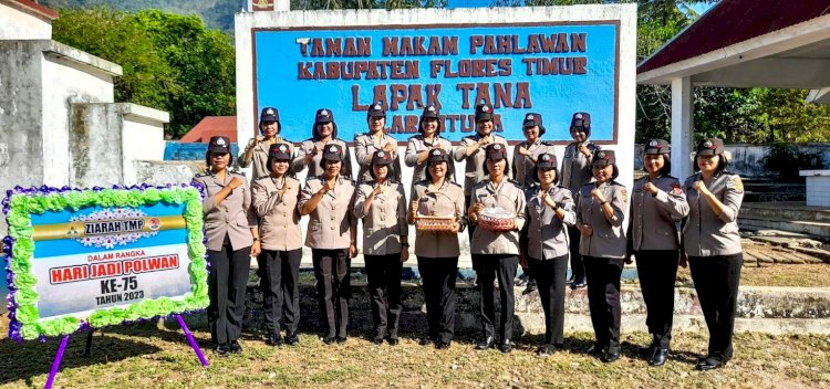 Ziarah dan Tabur Bunga Dalam Rangka Hari Jadi Polwan RI ke -75 Tahun 2023