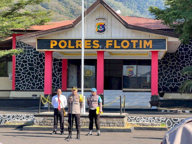 Demi Kelancaran Tugas, Kapolres Flores Timur Tekankan Ini Kepada Personilnya Saat Jam Pimpinan