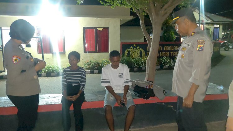 Tingkatkan Keamanan, Polres Flotim Gencar Lakukan Operasi Pekat Di Malam Hari