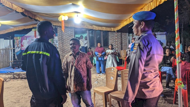 Polres Flotim kembali menggelar Operasi Pekat Turangga 2023 di Desa Waibao, Kecamatan Tanjung Bunga
